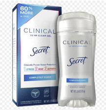 Secret Deodorant Clinical Completely Clean 2....