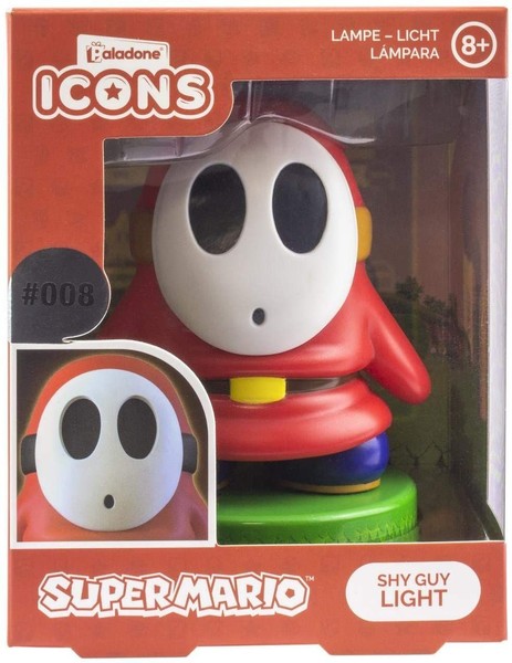 Gadget -D- Nintendo: Paladone - Super Mario - Shy Guy Icon Light (Lampada) Palad-image