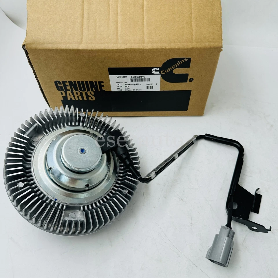 Embrague ventilador de refrigeración genuino OEM para 04-10 Ram 2500 Cummins diésel 5,9 L 55056990AC Foto 2 de 4