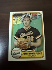 1981 Fleer #439 John Montefusco