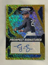 2024 Panini Prizm George Lombard Jr. Gold Shimmer #1/2 Prospect Auto NY Yankees