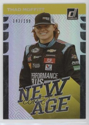 2020 Panini Donruss NASCAR New Age Holographic /199 Thad Moffitt Rookie RC 1u6