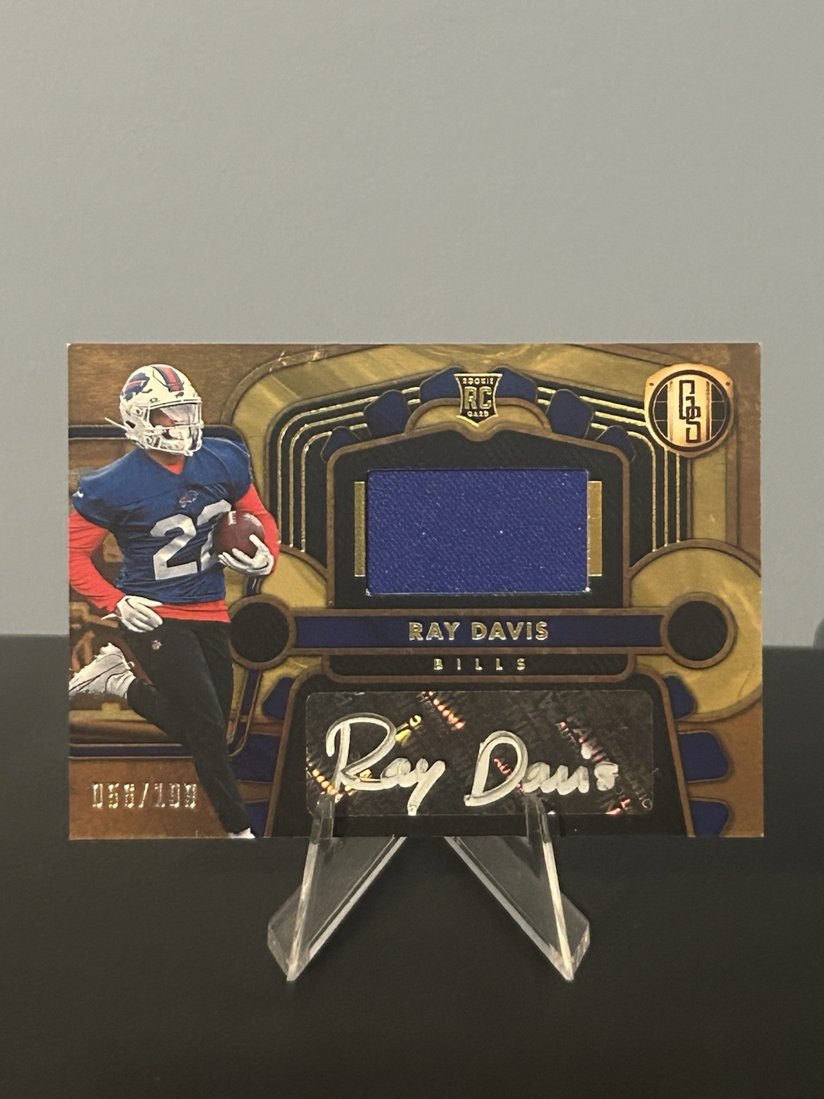 2024 Gold Standard #240 Ray Davis Bills RPA RC Rookie Patch AUTO 66/199 🔥