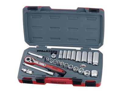 Teng - T3835AF Socket Set of 35 A/F 3/8in Drive