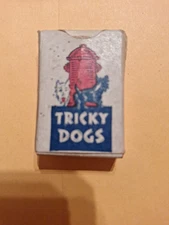 Vintage 1939 Tricky Dogs Set  Magnetic Novelty Black and White Scotty Dog Toys