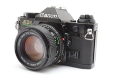   Near MINT  Canon AE-1 Program Black SLR Film Camera NFD 50mm f/1.4 Lens Japan