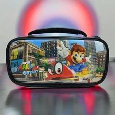 Nintendo Switch Super Odyssey Mario Travel Carrying Case Protective Carrier Only