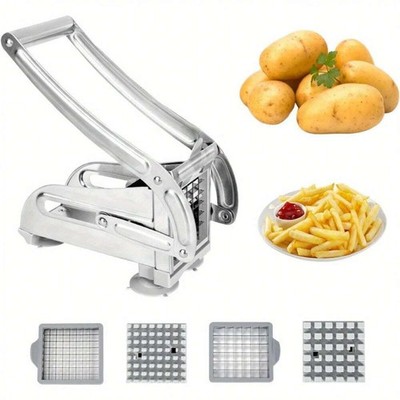 Kartoffelhäcksler Schneider Hobel Edelstahl mit 2 Klingen & Saugfuß modern