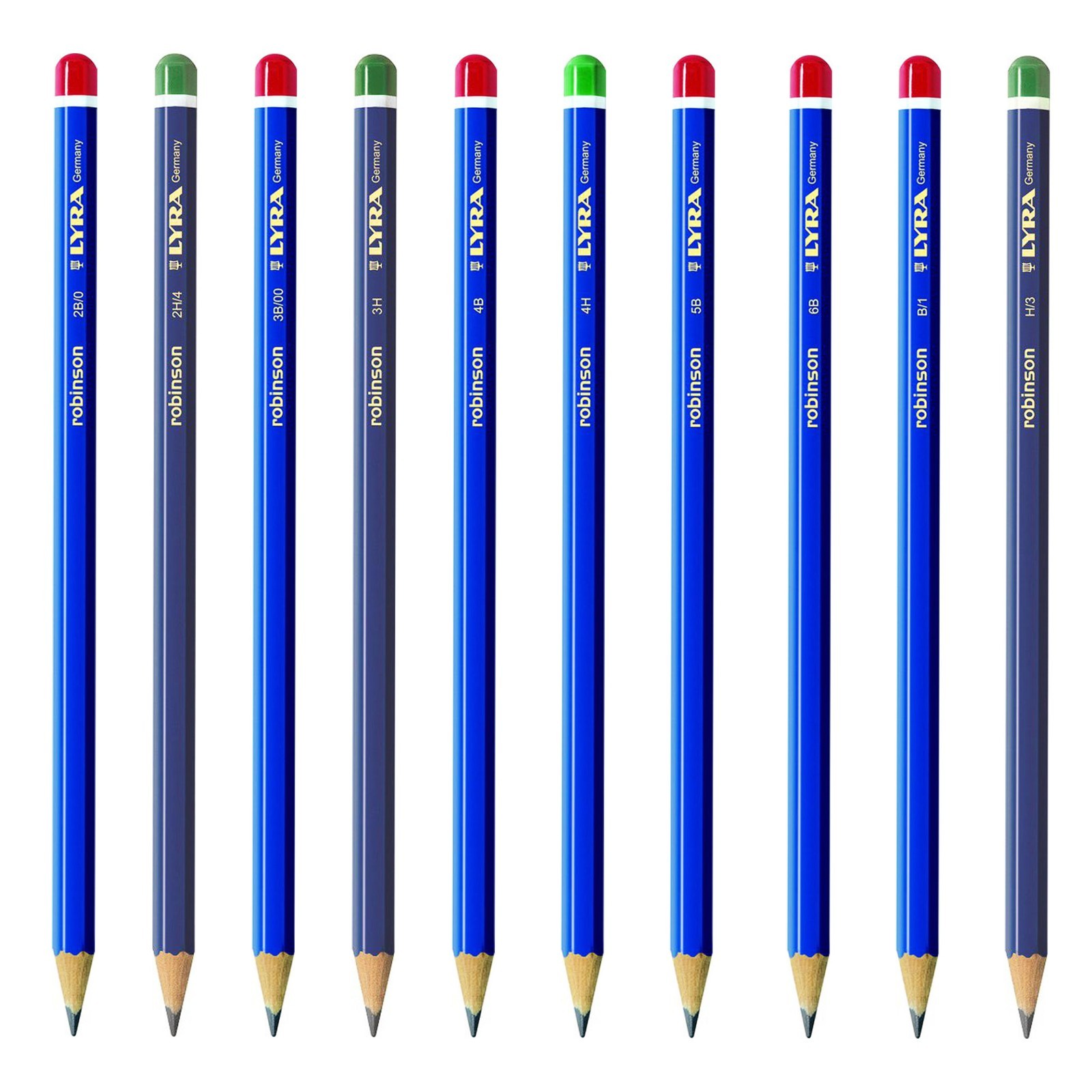 Lyra Robinson Art Pencils Graphite Drawing Sketching Pencils 11 Grade Set