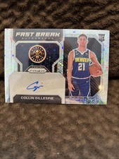 2022-23 Panini Prizm Disco Fast Break Collin Gillespie Auto Rookie (AU, RC)