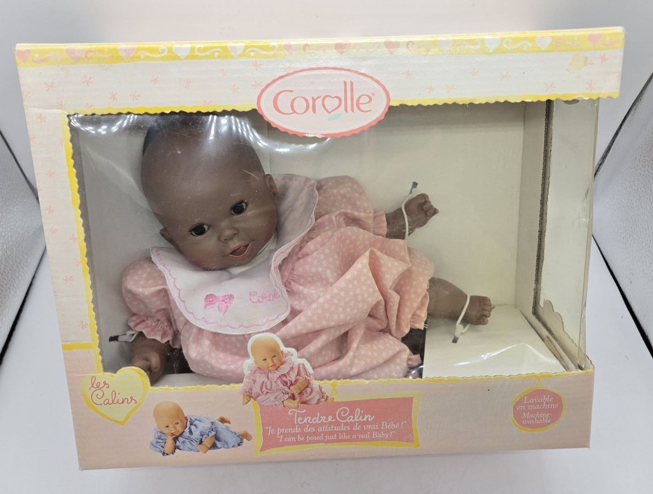 French Corolle Tendre Calin 12" African American Baby Doll V