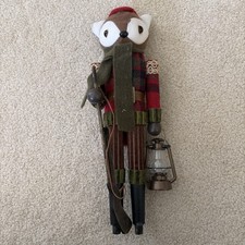 Cascanueces - 13" de alto - Madera solo para uso decorativo - Falta base