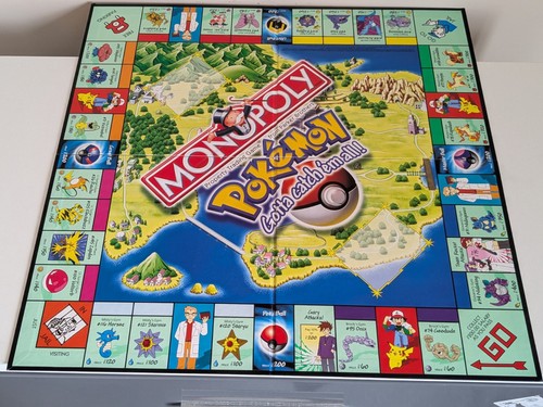Pokemon Monopoly Collectors Edition 1999 Age 8+, 2-6 Players -COMPLETE - Picture 2 of 16