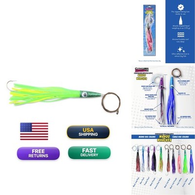 C&H Lures Ch Wahoo Whacker Rigged Ready Fishing Lures High Speed Saltwater