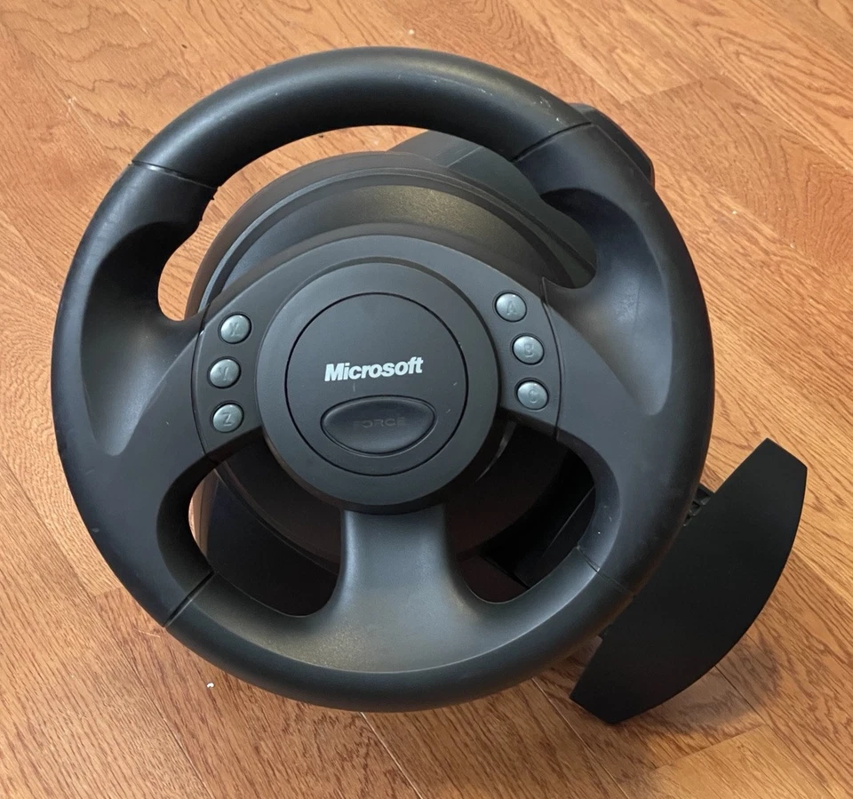 Volante y pedales Microsoft Sidewinder Force Feedback X03-65739 Foto 2 de 4