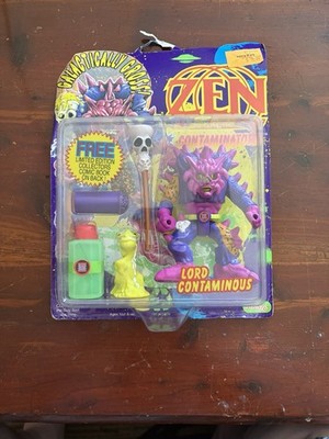 Zen Intergalactic Ninja Lord Contaminous Sealed Action Figure JusToys 1991 Cb33