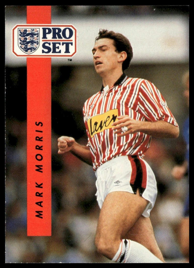 1990-91 Pro Set English League #192 Mark Morris Sheffield United