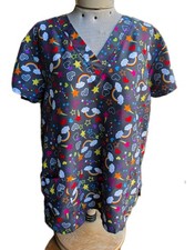 Scrub Top, Cassandra O Brand, Large