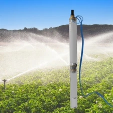 0.75HP 16GPM Submersible Stainless Steel Deep Well Water Pump W/Control Box 110V