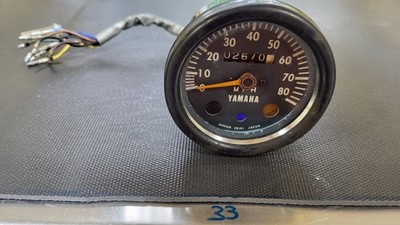 Yamaha DT100 DT 100 Speedometer Oem Speedo Gauge PN # 437-83510-31-00 WORKS