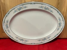 Vtg Four Crown China, Japan Lexington Pattern 370, Small Meat Platter 12"