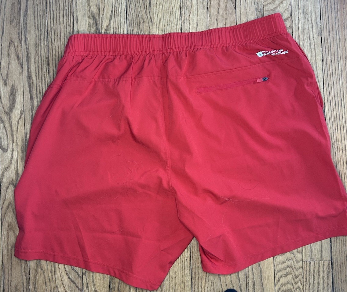 Mountain warehouse men’s swim trunks Red - Size XXL NWT image 2