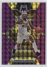 2022-23 Panini Mosaic Purple Mosaic Prizm 73/99 Jordan Clarkson #123 14im