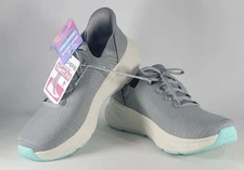 Skechers Women's Virtue Swift Fit Hands Free Sneakers Size 10 Gray