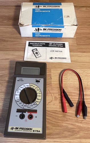 BK Precision 875A LCR Digital Meter Inductance Capacitance Resistance Tester