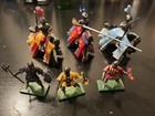 Britains Knights Of Agincourt Lot 6 Figures-3 Mounted, 3 On foot. Excellent Cond