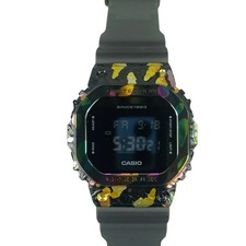 CASIO G-SHOCK GM-5640GEM-1DR Black Stainless Steel Resin Watch used
