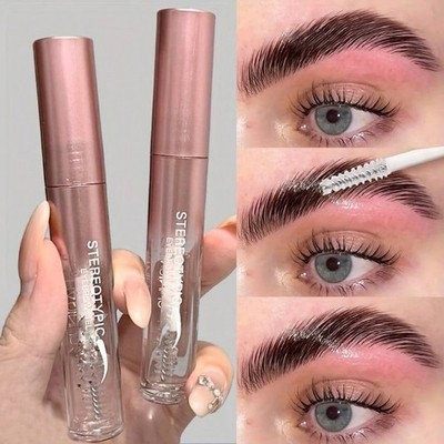 Multicolor 3D Eyebrow Shaping Gel Waterproof Sweat Resistant Quick Dry