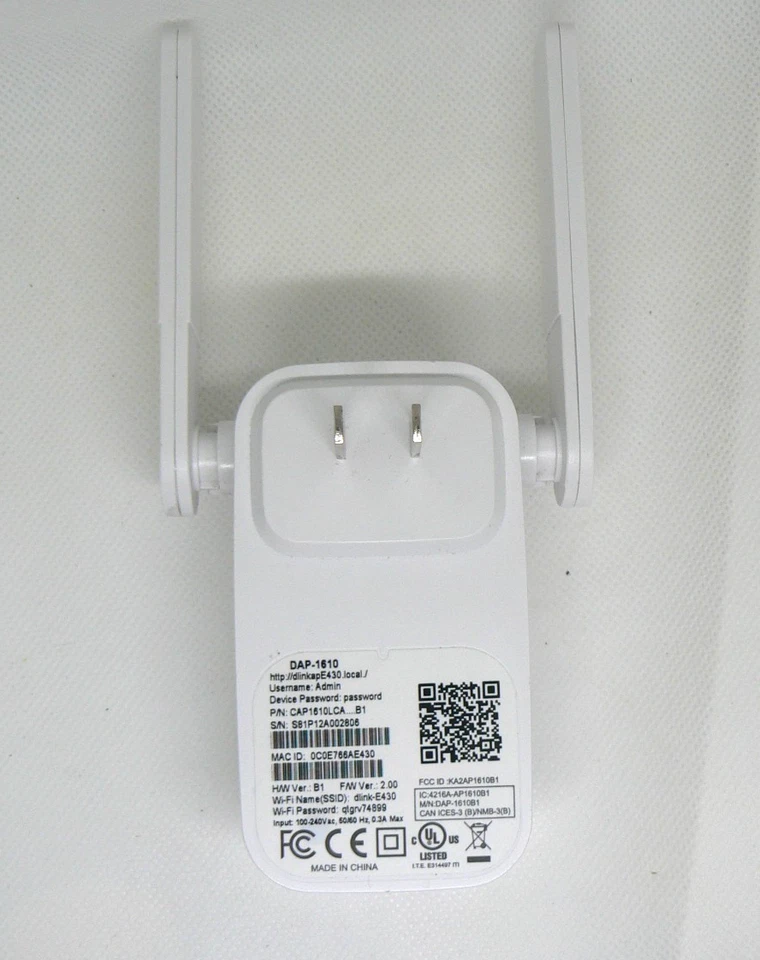 D-Link DAP-1610 AC1200 Wi-Fi Range Extender – Dual Band – Fast Setup – Tested - Image 4 of 4