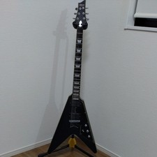 Schecter V-1 Platinum Flying V EMG 57/66 Sati...