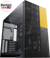 M5 Vent Mesh Front Panel Tempered Glass Mid Tower, E-ATX/ATX Gaming Case, High A
