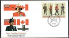 Canada 1983 Fleetwood Cachet FDC: 2 x 32¢ Canadian Army Regiments  - Sc 1007-08