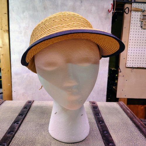 Sun N Sand HH3100A Straw Brim Cap Natural Black UPF 50+ Womens Adjustable OS