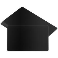 0.45mm Metal Business Cards Name Card Laser Engraving Aluminum Black Matte 20 pc