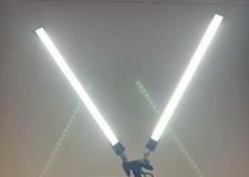 Streaming Led Light Setup with Clamp On Adjustable Mount Articulating Desk Mount