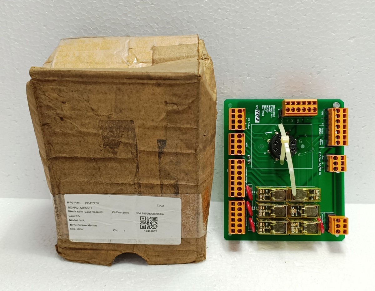 Recovered Energy Inc. B7200 Rev.F CP-B7200 Circuit Board New
