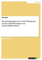 Anonymous | Die Auswirkungen Der Covid-19-Pandemie Auf Das UmlaufvermöGen Von...