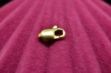 14K Yellow Gold Lobster Claw Clasp 8.1mm x 3.1mm 0.3g -Very Tiny