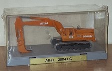 RARITÄT Kibri 15434 Atlas 2004 LC Bagger Orange 1:87 Modellauto In PC Vitrine 