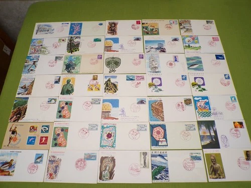 LOT OF 50 VINTAGE JAPAN 1970'S-MAINLY 1960'S FIRST DAY COVER-#4-MUST SEE!