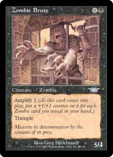 Magic MTG - Brute Zombie - Legions - MINT/NMINT - EN - FOIL