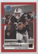 2020 Panini Donruss Rated Rookie Press Proof Red Lynn Bowden Jr #332 0u2j