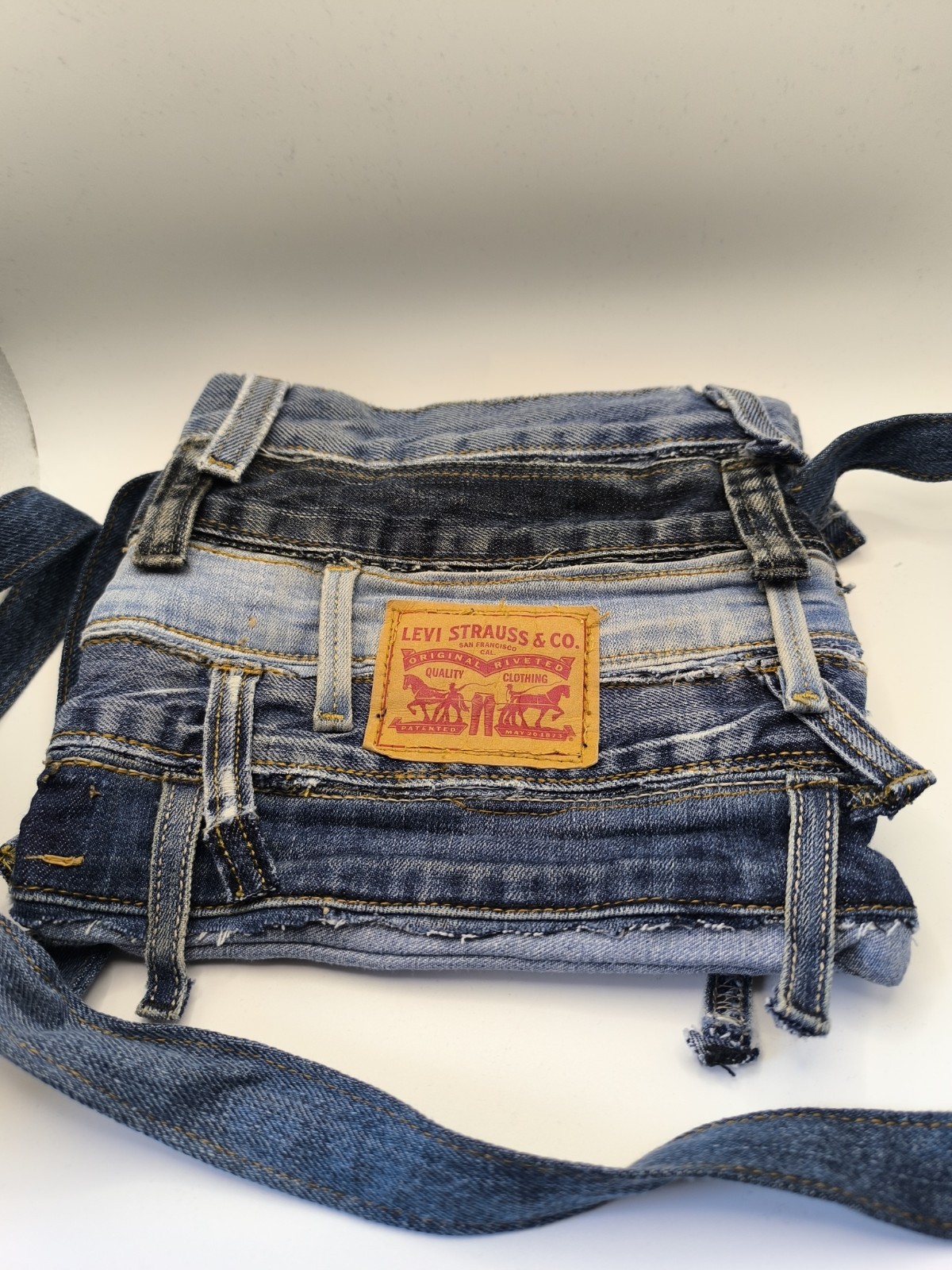Reworked Upcycled Levi's Handbag Made From Genuine Vintage Levi's Jeans image 2