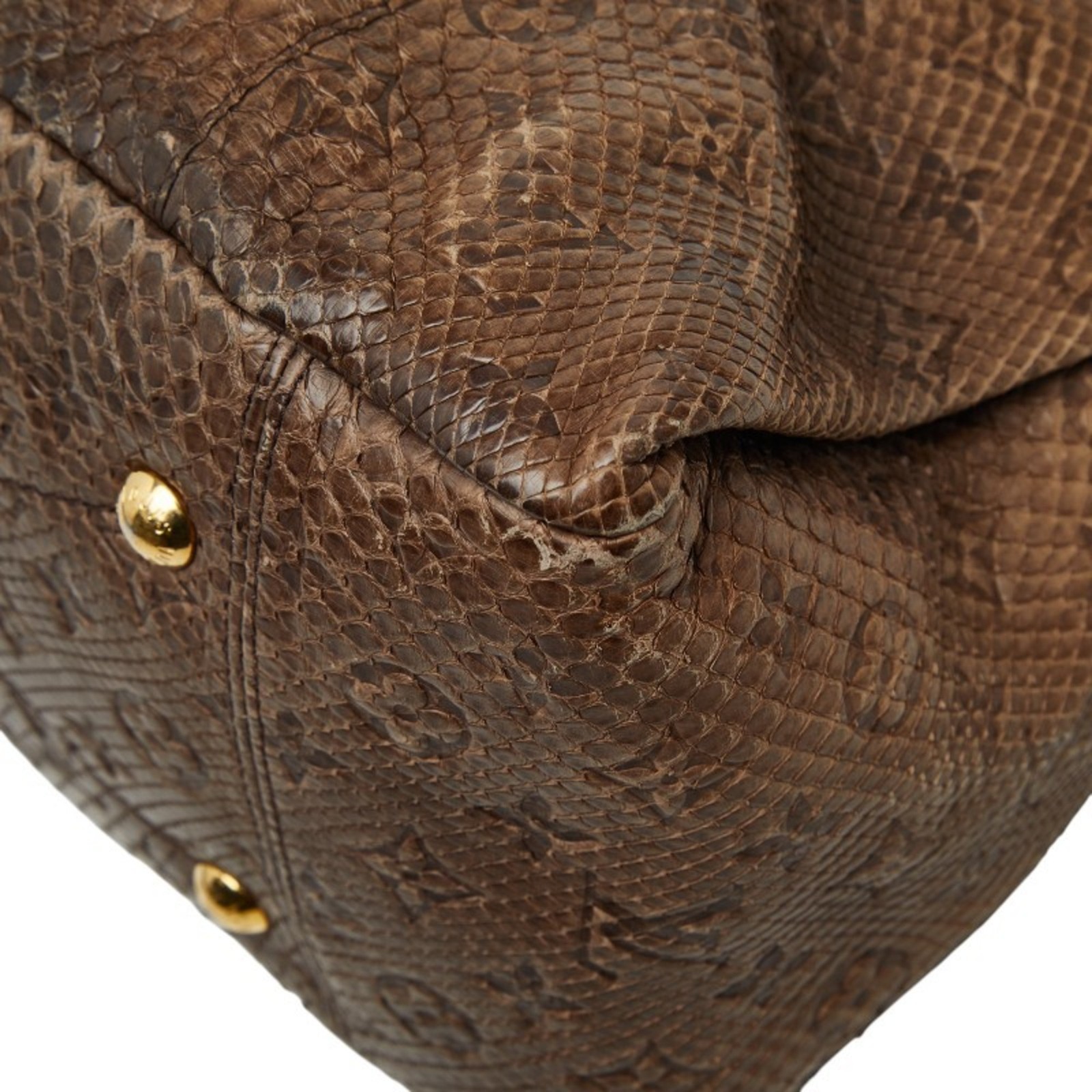 Louis Vuitton Monogram Artsy MM Python Embossed T… - image 4