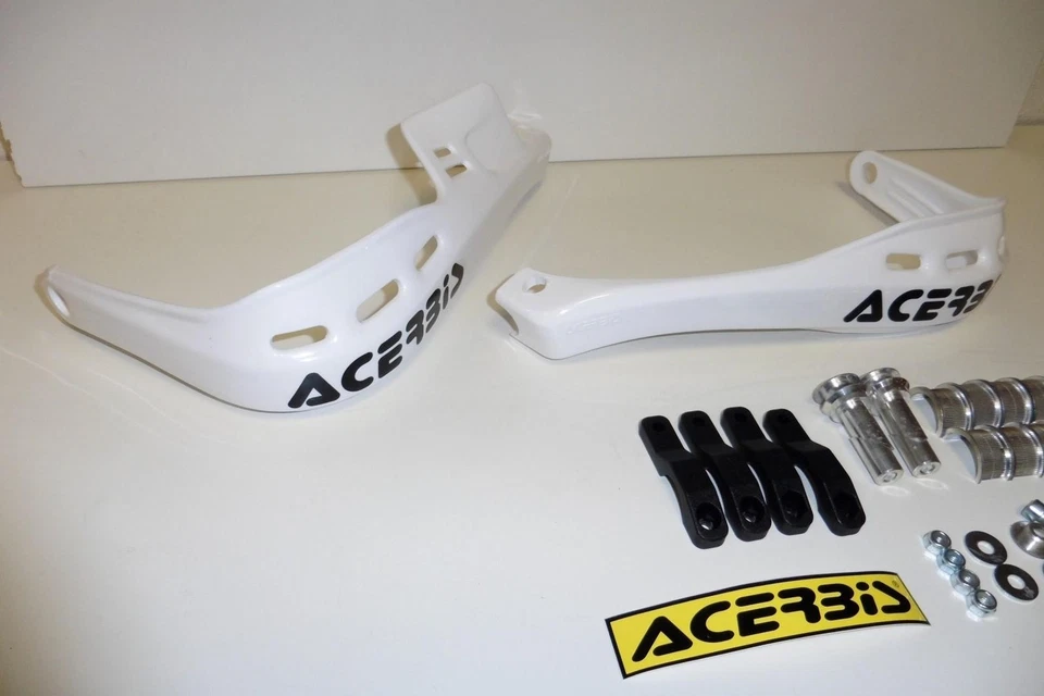 Handprotektoren Rally Brush Protektoren handguards Enduro Sumo weiß - Bild 3 von 4