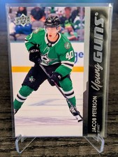 🔥JACOB PETERSON🔥YOUNG GUNS ROOKIE CARD 2021-22 UPPER DECK SERIES 2